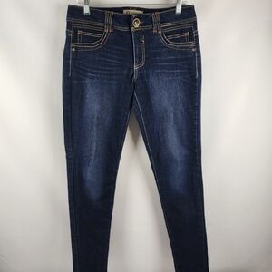 Democracy Jeans Womens 8 Ab Solution Blue Jeggings Denim (30x30)